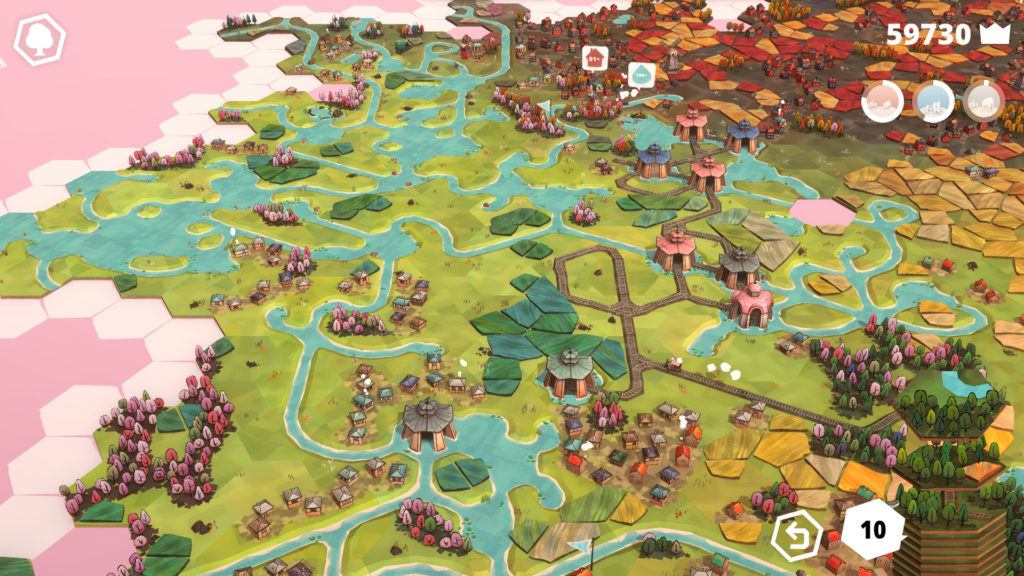 桜のバイオームが出現した