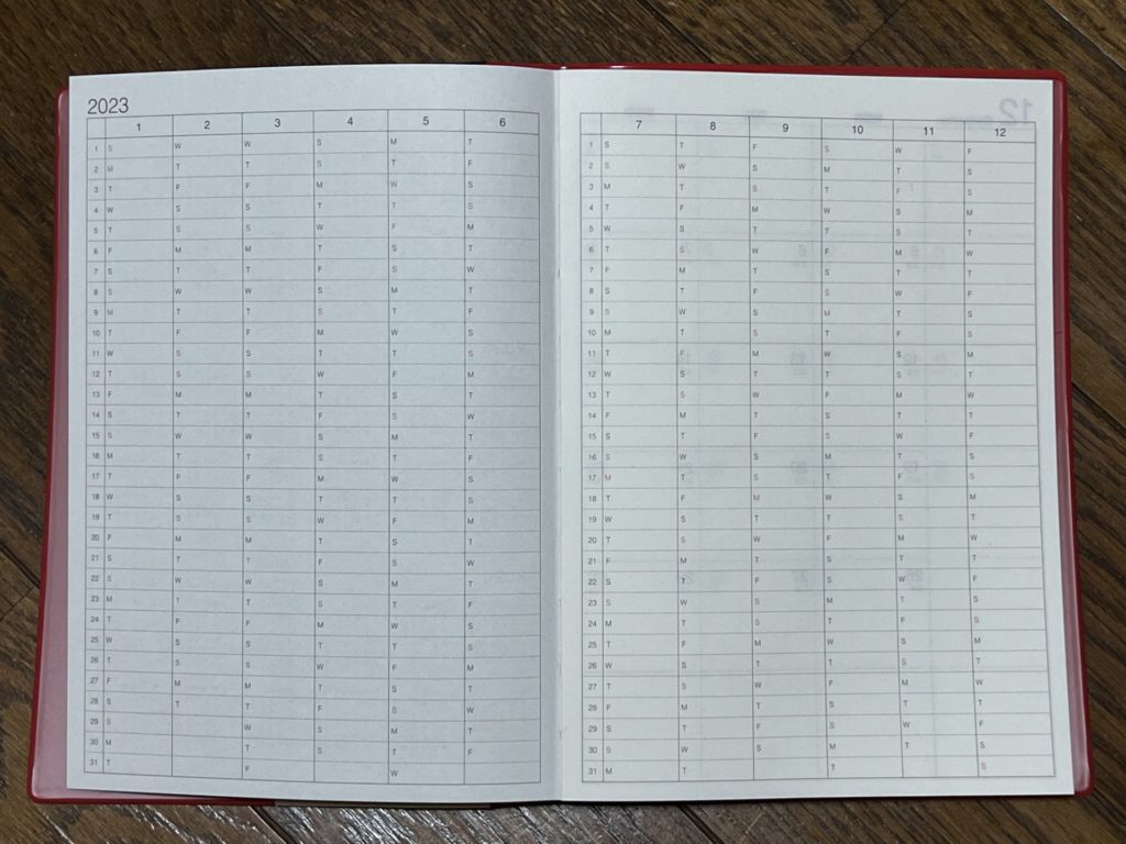 年間スケジュール