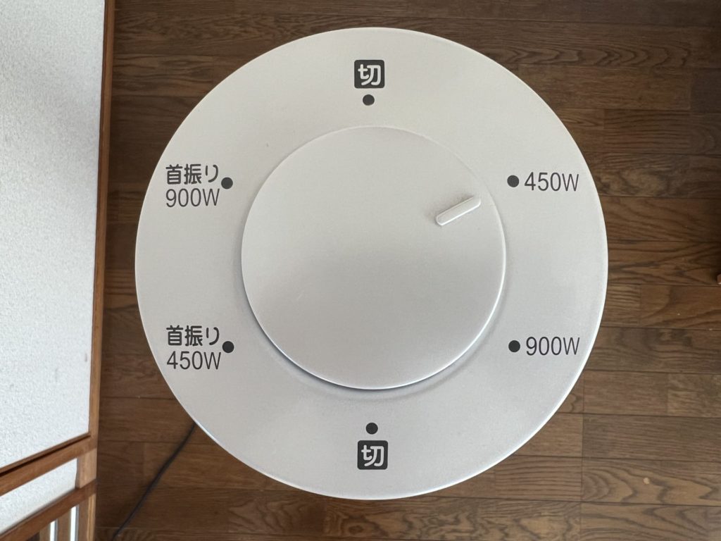 上部操作パネル