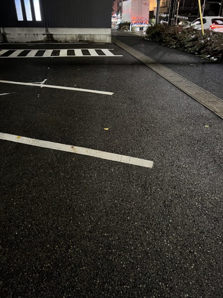 夕方には雪は無くなっていた