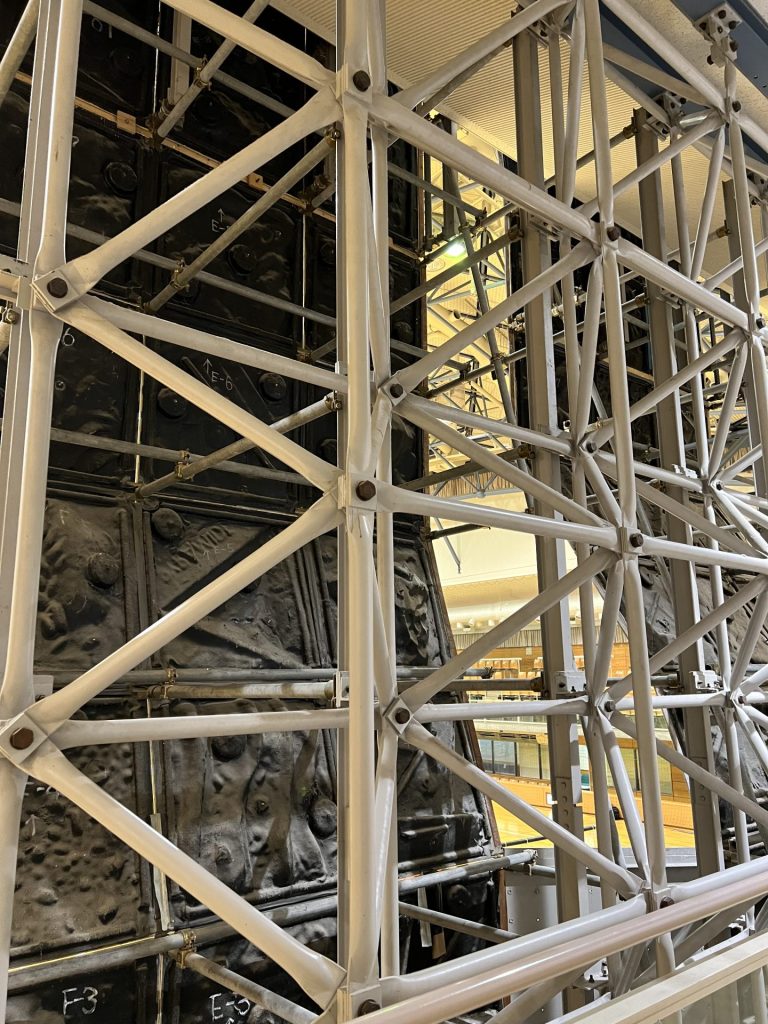 クライミングウォールの裏側