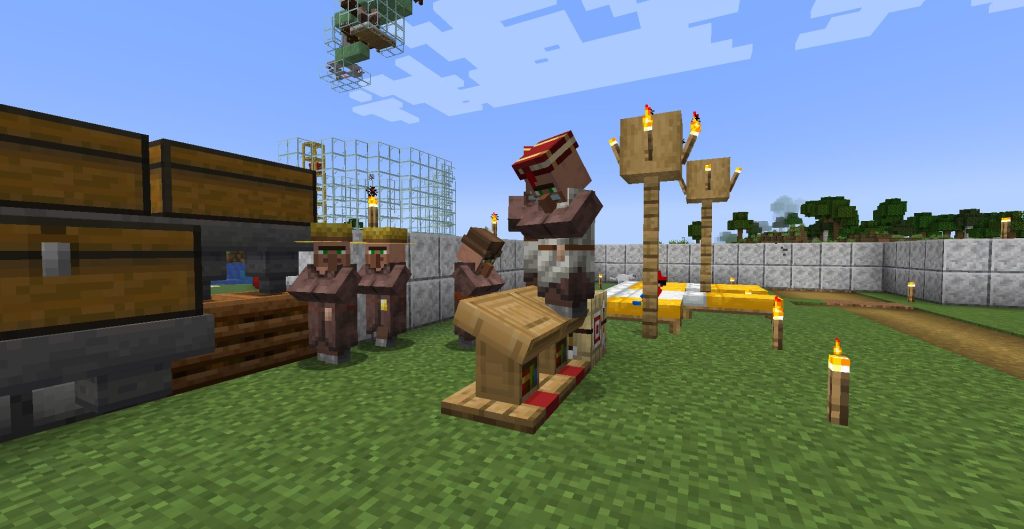 村人は6人います