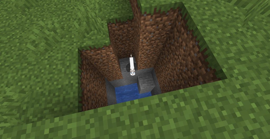 穴に落ちた猫さん