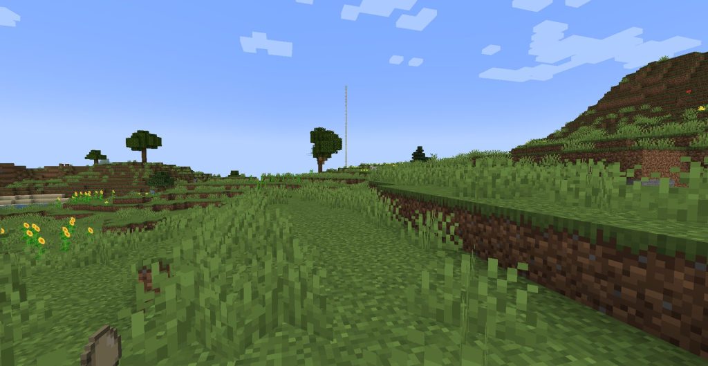 迷子になる、拠点の目印を見つける