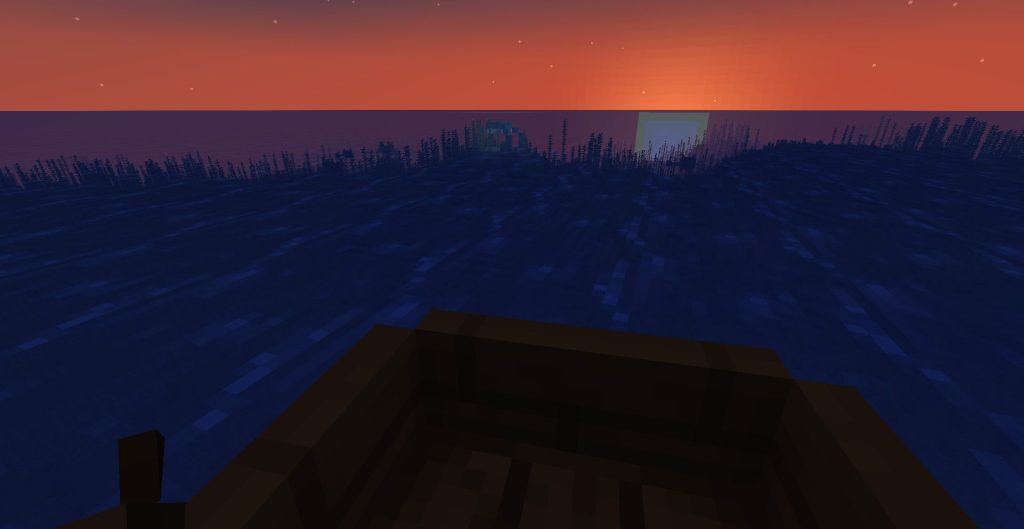 拠点からは西方に海底神殿がある、その2