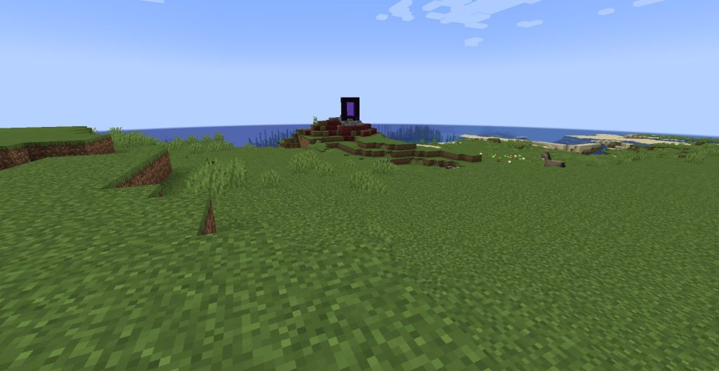 ネザー経由のルートを作る、その1