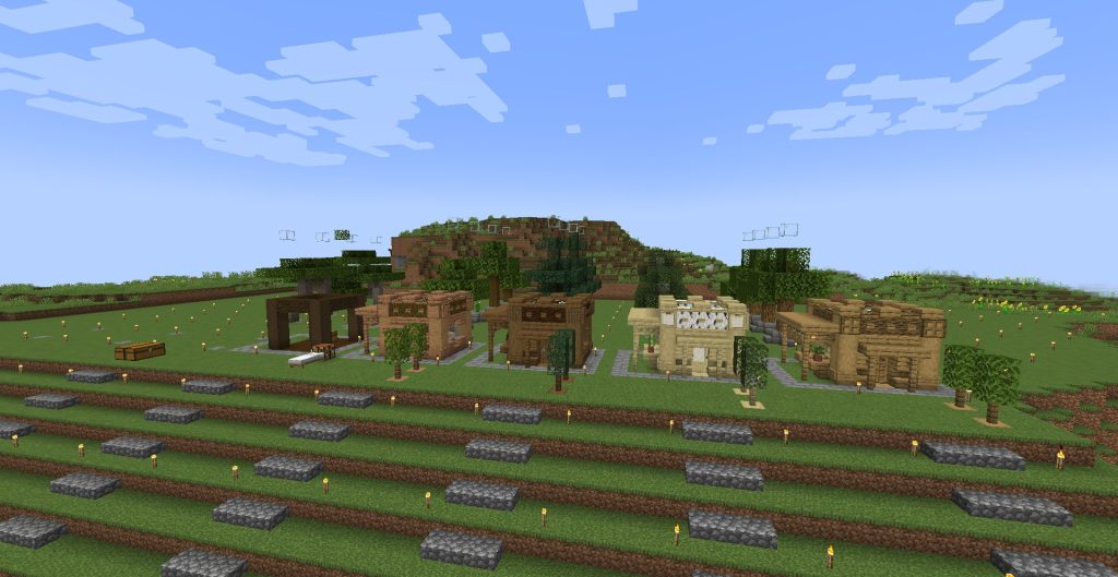 ダークオークとアカシアの植林場も準備中