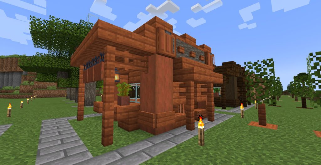 木材見本の小屋、その2