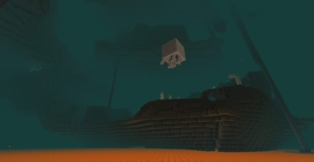 マグマの海をストライダーに乗って移動、その3