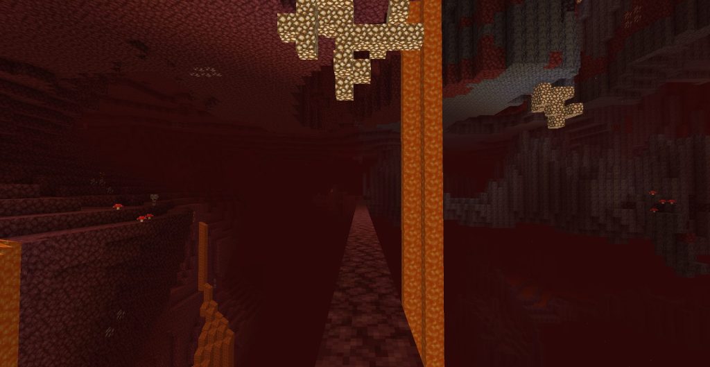 ネザー要塞の座標へ向かう、その1