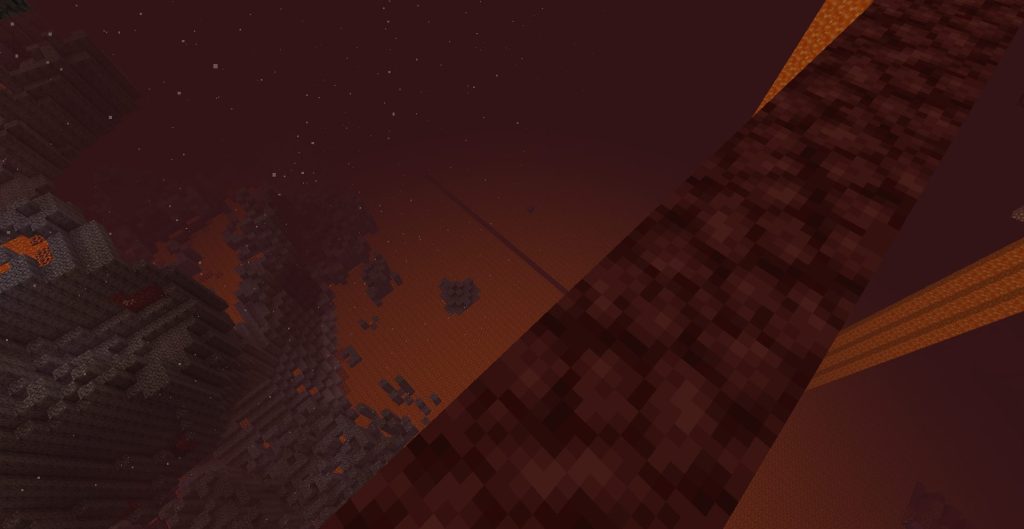 ネザー要塞の座標へ向かう、その2