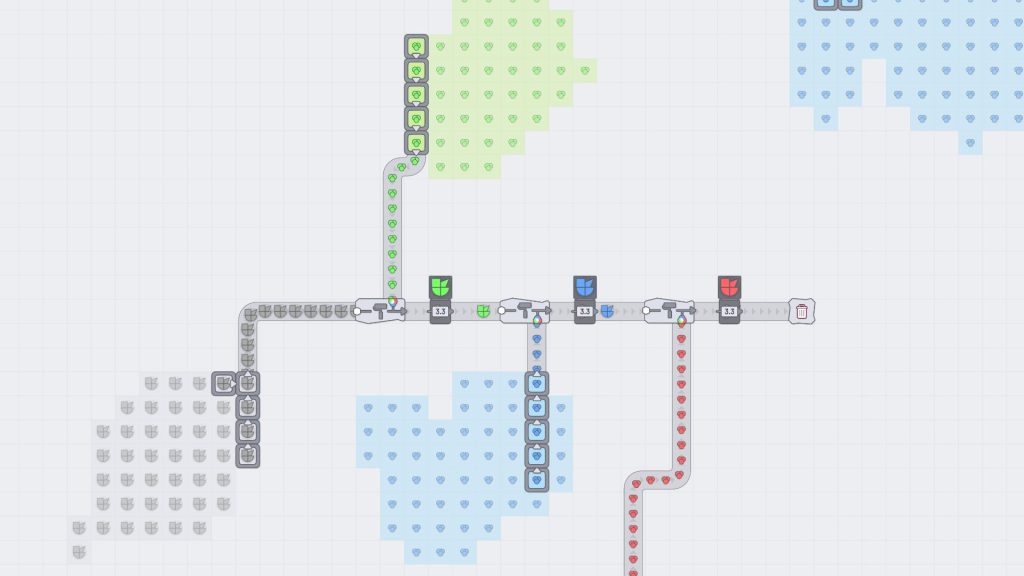 色の塗り替えテスト