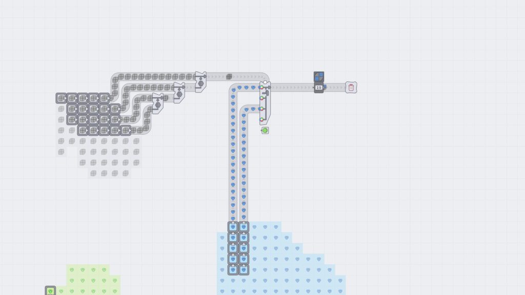 重なった部品を塗るテスト、その1