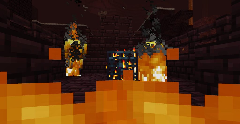 ブレイズスポナーを見つけた