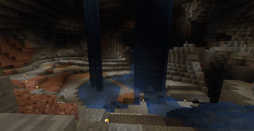 拠点近くの洞窟へ