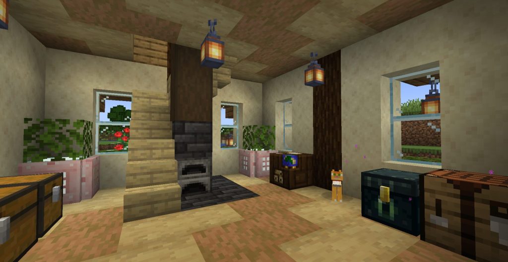 1階、作業スペース