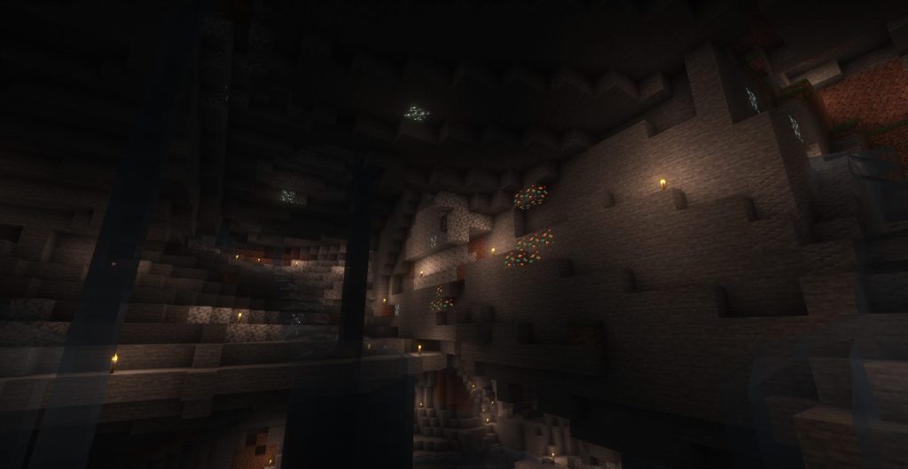 水の中、洞窟の中、その2