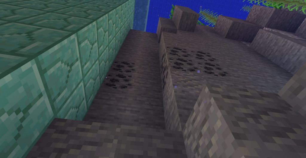 海底神殿の下の鉱石、その1