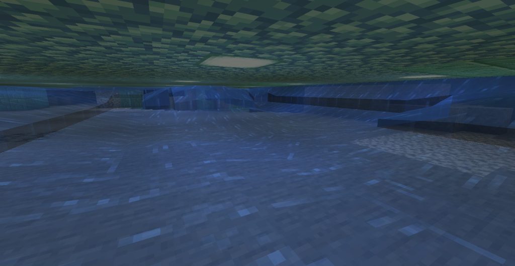 変な水流ができてしまった