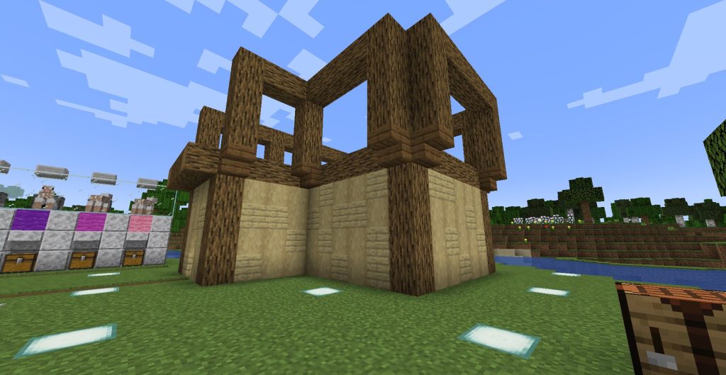 途中で資材が尽きた