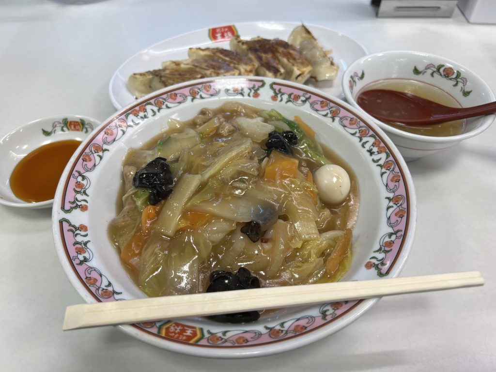 王将で野菜