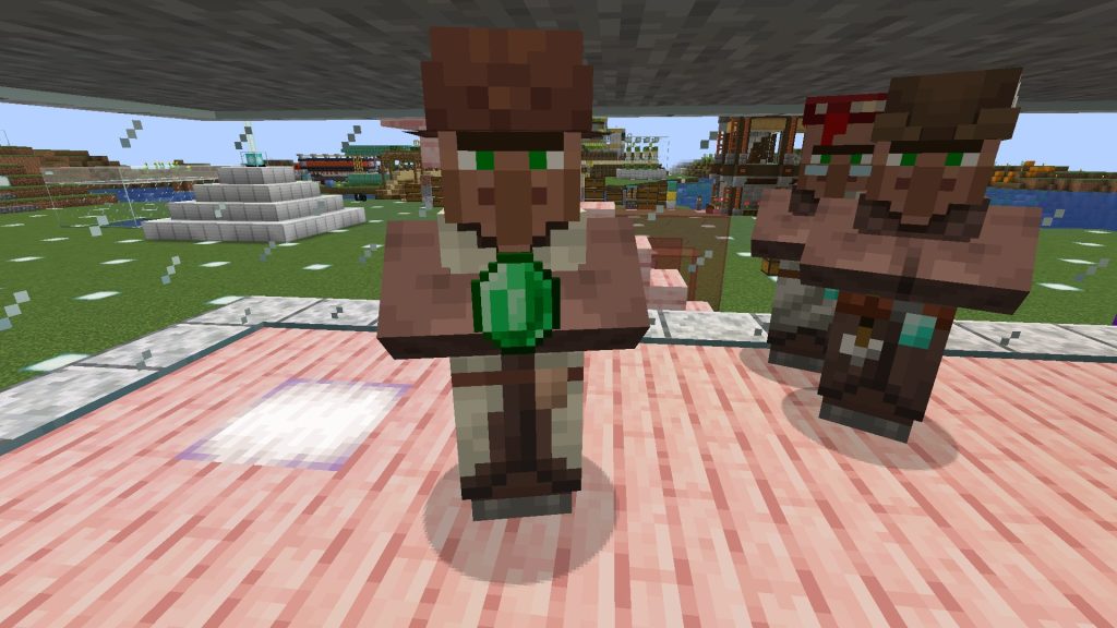 村人に就職してもらう