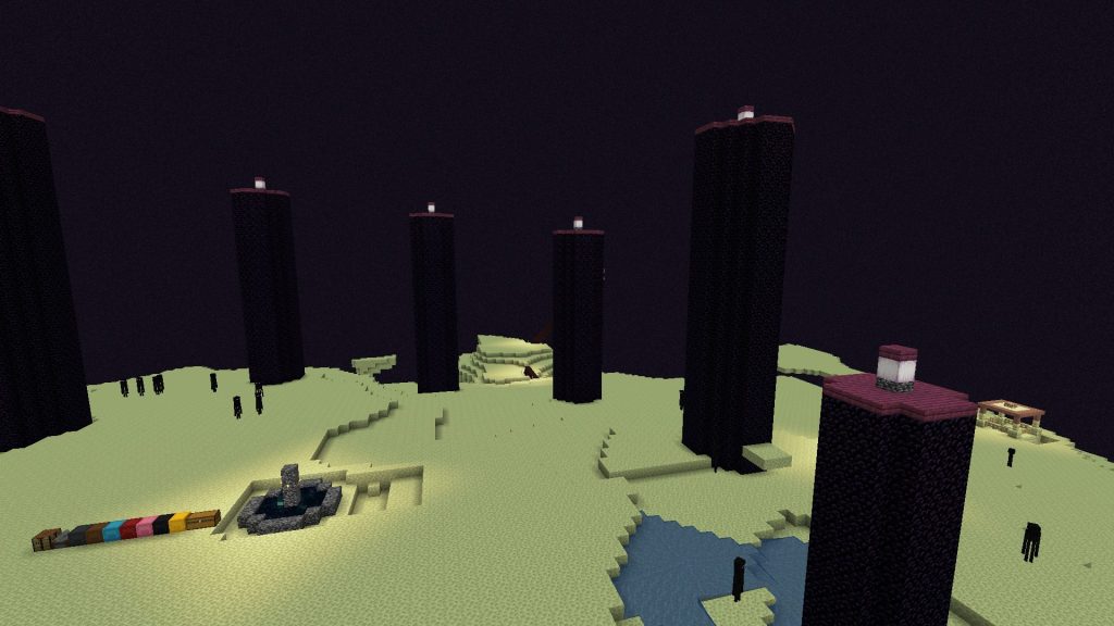 トラップはエンドの島に作ります