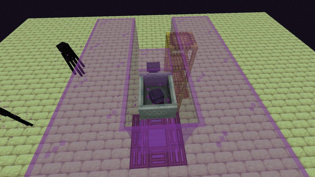 エンダーマイトのところが大変